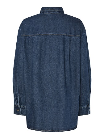 Jeansskjorta med krage - Bild 6