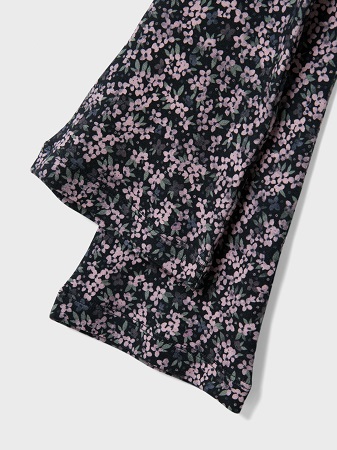Blommönstrade leggings med bootcut - Bild 6