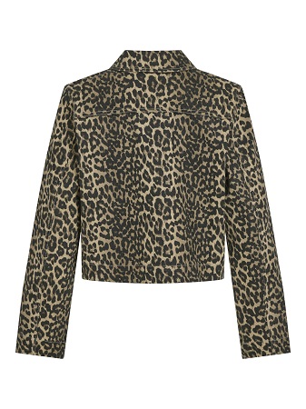 Leopardmönstrad tunn jacka - Bild 5