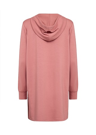 Sweatshirt med huva och dekorativt tryck - Bild 5