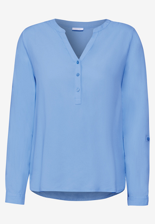 Blus med dekorativa knappslån - Bild 4