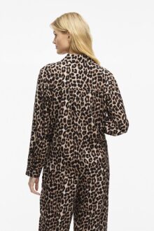 Leopardmönstrad skjorta