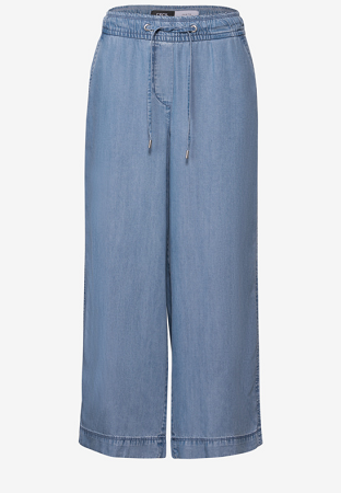 Avslappnade jeans med vida ben - Bild 4